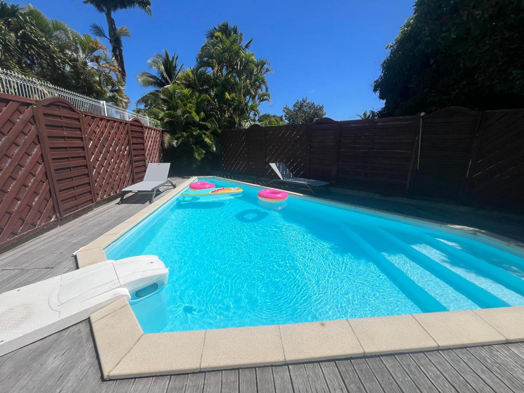 Villa Simeon Saint Francois Avec Piscine Privee Et Jacuzzi Proche Plage Exterior photo